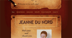 Desktop Screenshot of jeannedunord.com
